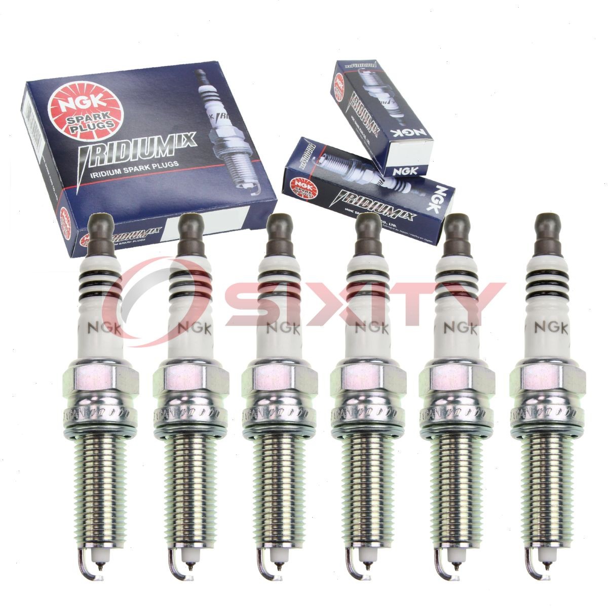 6 pcs NGK Iridium IX Spark Plugs for 2009-2011 Kia Borrego 3.8L V6 - Engine wf