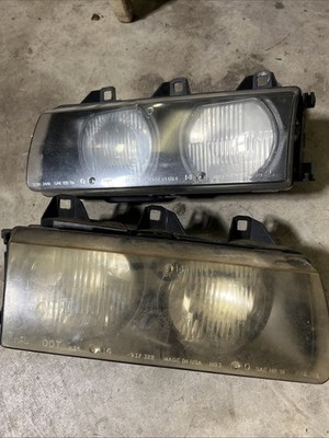 FACTORY BMW OEM E36 3-SERIES 92-99 HEAD LIGHTS (NIPPLE FREE) (Halogen M3 NFL)