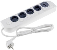 Steckdosenleiste 4-Fach USB-A/C Mehrfachsteckdose Steckerleiste ChiliTec