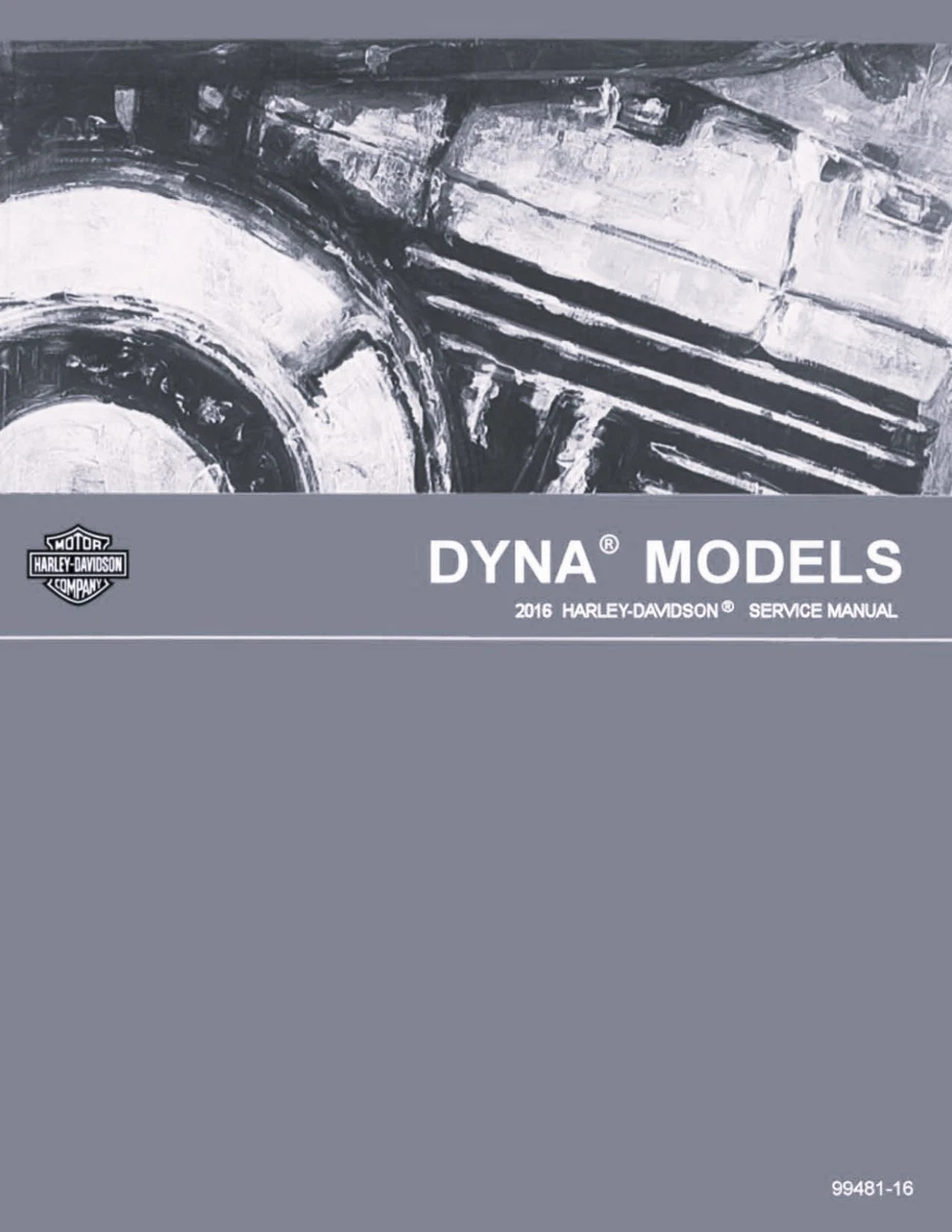 Harley Davidson Dyna Motorcycle Repair Manuals & Literature for