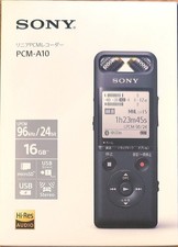 Sony Linear PCM Recorder PCM-A10 Black 16GB High Resolution Bluetooth MicroSD