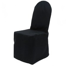 black linen chair covers x76 just £1 each
