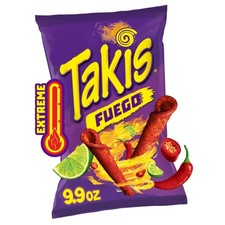 7x Bags Takis Fuego Hot Chili Pepper  Lime Flavor Tortilla Chips  9.9oz
