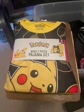 Pokemon Pikachu Boys Short Sleeve 2-Piece Pajama Set - NWT- SIZE 6/7