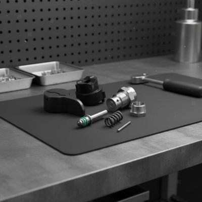 Paint Applicator Return Flow Control Hardened Metal Spherical Component Design