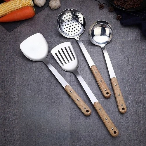 Kitchen Gadget Set Stainless Steel Cookware Set Metal Cooking Utensil Set