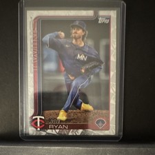 2025 Topps Series 1 - Joe Ryan #40 Minnesota Twins Baseball MLB Base Set