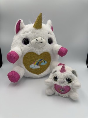 Zuru Rainbocorns Unicorn Rescue Surprise Daxelle White Plush Stuffed Toy Lot 2