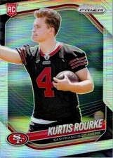 Kurtis Rourke 2025 Prizm Silver Base Rookie Card #397 - 49ers. rookie card picture