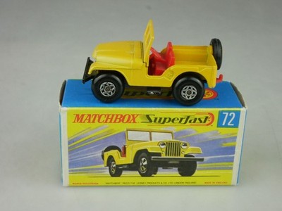 72-A Standard Jeep - 52424 Matchbox Superfast Lesney