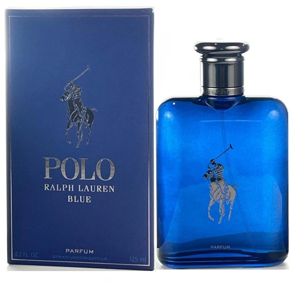 Ralph Lauren Polo Blue 4.2 Oz PARFUM Spray Men's New & Sealed