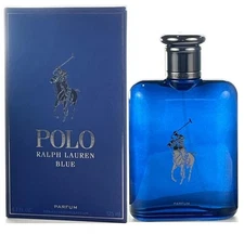 Ralph Lauren Polo Blue 4.2 Oz PARFUM Spray Men's New & Sealed