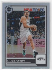 #118 Keldon Johnson 2023-24 Premium Stock Silver Prizm San Antonio Spurs