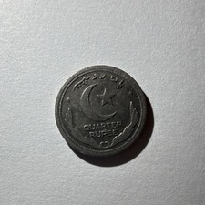 Pakistan Quarter Rupee Coin 1948 BN Circulated