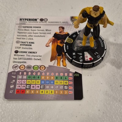 Marvel Heroclix HYPERION - 043a - SUPER RARE Thunderbolts IN HAND SHIPS NOW!!!