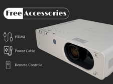 Bright 3LCD Projector for Business or Education Use 3500 Lumens Low Noise Design
