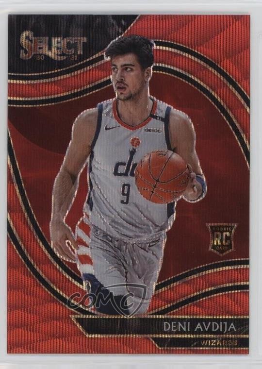 2020-21 Panini Select Courtside Red Wave Prizm Deni Avdija #292 Rookie RC 1o4i