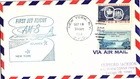 Scott #1089-90 US-Canada Friendship 1948 First Jet Flight FDC Unaddressed