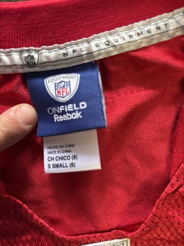 Frank Gore 21 ; Kids Red Football Jersey, Size Small (8) - Picture 2 of 4