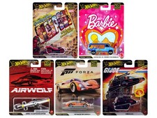 Hotwheels HXD63-956Q "Pop Culture 2025" 5 piece Set Q "Premium Series"