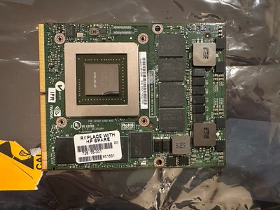 HP Genuine NVIDIA Quadro K5100M 8GB GDDR5 Video Card 728555-001