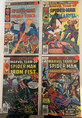 *Marvel Team-Up 61-67 7 vf to nm books