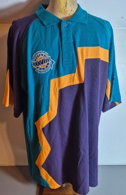 Super Bowl XXVIII Apex One Vintage Polo Shirt Men XL 90s Cowboys Bills GA DOME