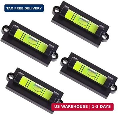 4Pcs Bubble Spirit Level RV Standard Levels with Mounting Holes RV Levelers Leve