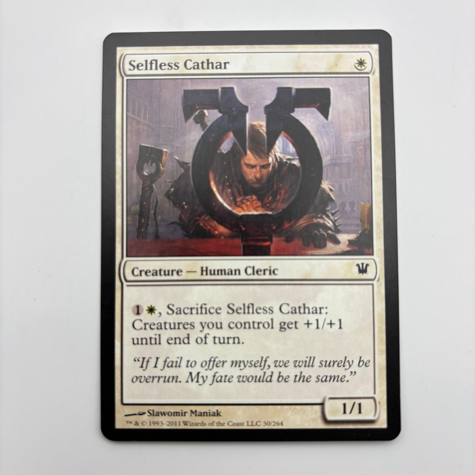 Selfless Cathar 30 Common Innistrad Magic: The Gathering Near Mint