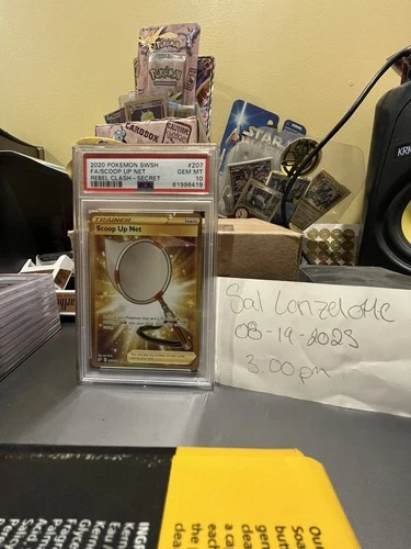 Pokemon Rebel Clash Scoop Up Net 207 PSA 10