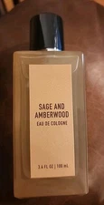 Tru Fragrance Sage and Amberwood Eau De Cologne Spray 3.4 oz / 100ml New