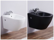 Wand Bidet WHB Hänge-Bidet WC-Bidet Formschön Keramik inkl. Überlauf NEU in matt