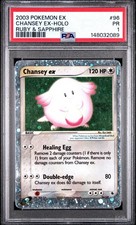PSA 1 Chansey EX Ruby & Sapphire Holo Foil #96 2003 E Reader Pokémon PR on eBay