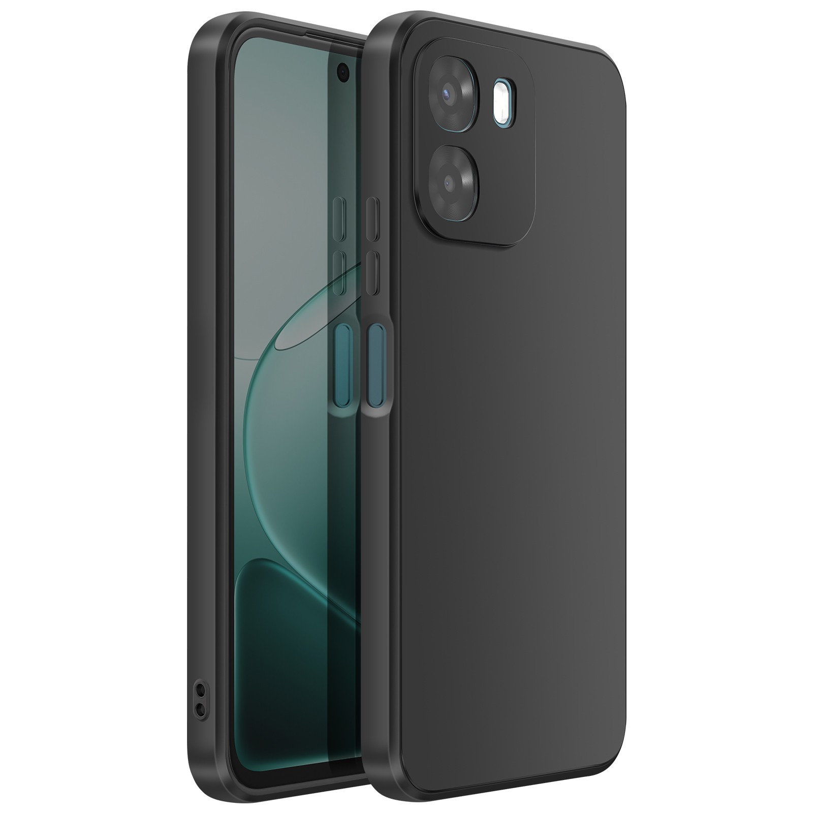 Coque Oppo A6 silicone antichoc transparente avec protection écran oléophobe