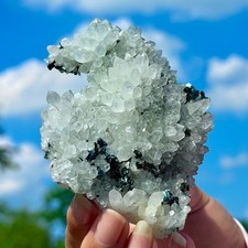 166G A+++Natural Crystal with Colorful Pyrite Himalayan Quartz Cluster/mineralsl