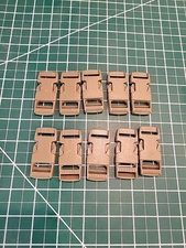 10 PC ITW Nexus Side Release Buckle 3/4" Tan499 .75" Male Female USA Made