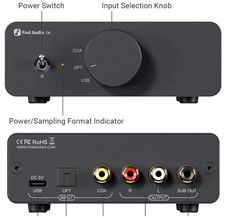 Fosi Audio Q6 Mini 2.1 Channnel Hi-Res Audio DAC