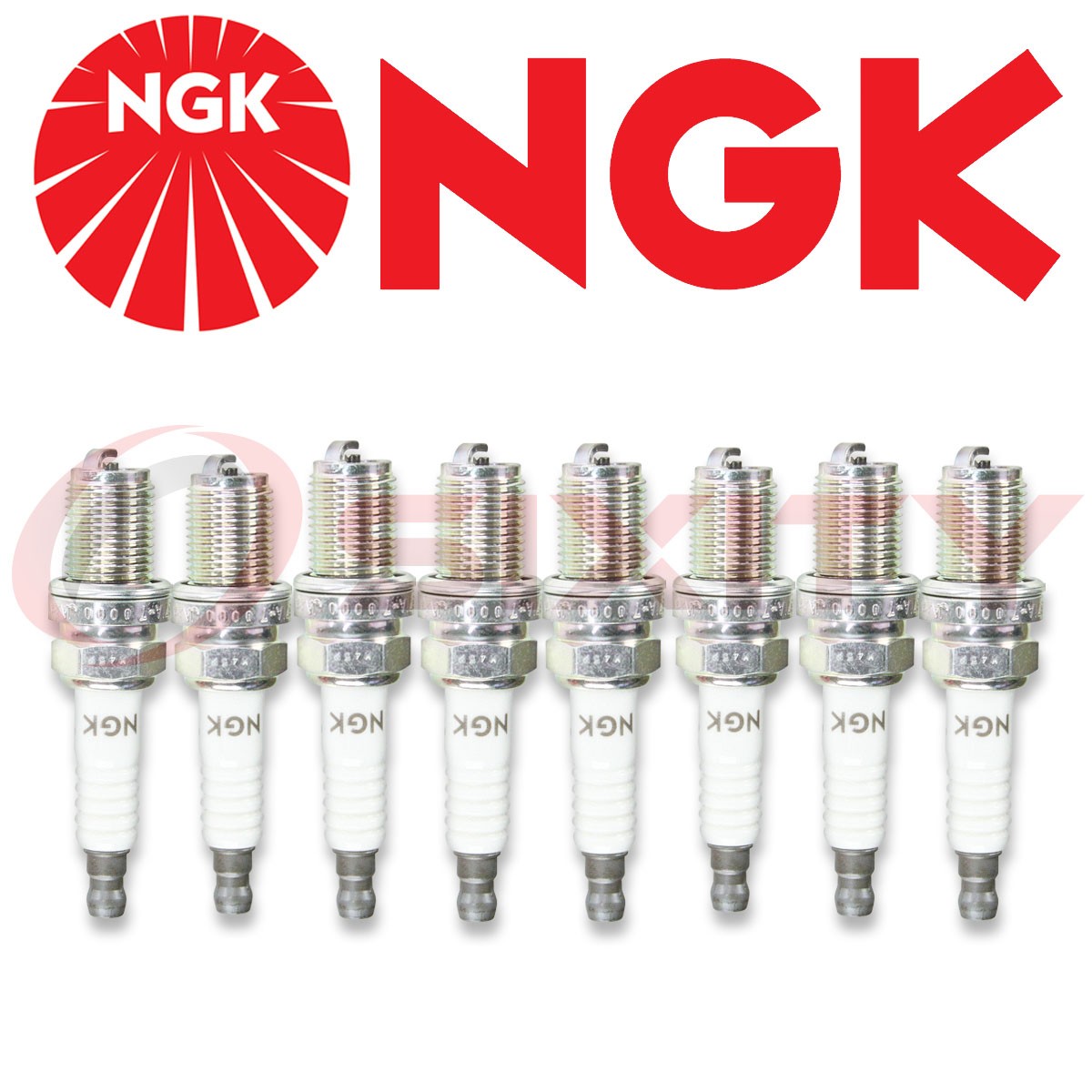 Set of 8 NGK R5671A7 4091  NGK V-Racing Spark Plugs