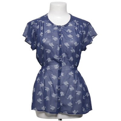 Quiksilver, Top, Größe: S, Blau/Weiß, Polyester, Sonstiges, Damen #s8o