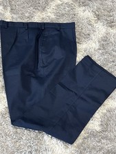 Edwards Women's Style 8579 Navy Blue Chino Flat Front Pants Size 22W