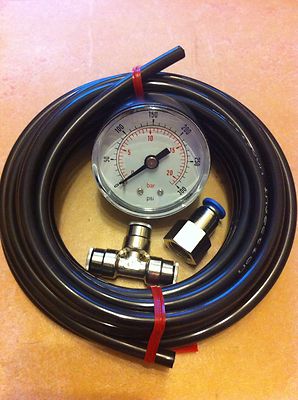 WATER METHANOL INJECTION INLINE PRESSURE GAUGE MONITOR DEVILSOWN ...