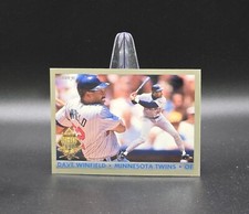 1993 Fleer Final Edition DAVE WINFIELD Diamond Tribute Insert Card #9 Twins