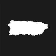Puerto Rico country outline Vinyl Decal Car Window Laptop Sticker