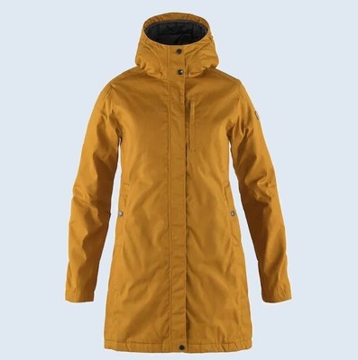 FJÄLLRÄVEN   Jacke KIRUNA PADDED PARKA WOMEN S Damen Frauen Lady / gelb / Gr. M