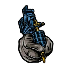 TATTOO MACHINE INK TAT GUN BODY ART CAR Truck Boat Window BUMPER STICKER DECAL