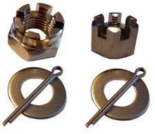 Honda XL185 XL185S - A2 Castle Nut Kit (incs washers/pins)