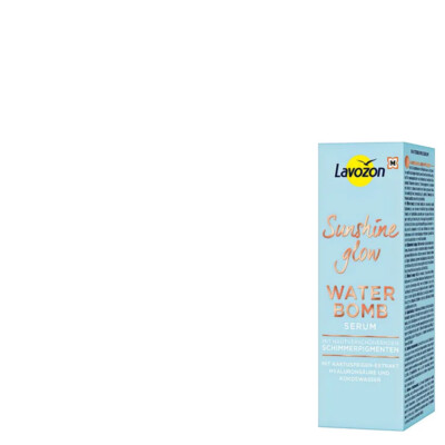 SALE 1x30ml Lavozon Sunshine Glow Water Bomb Serum inkl. Schimmerpigmente