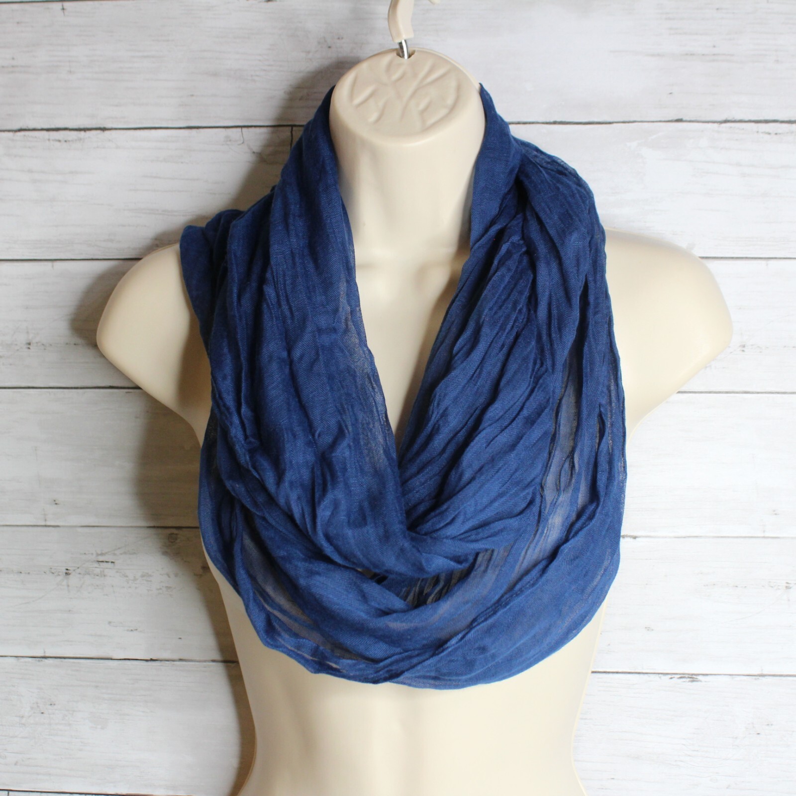 Women's Scarf Infinity Loop Blue - image 3