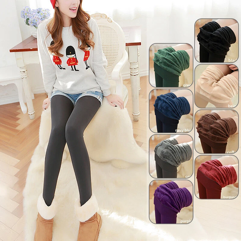 1pc Women's Skin-color Thickened & Fleece-lined Warm Tights For Autumn And  Winter