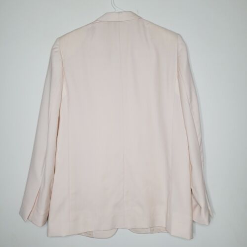 Chaqueta Blazer Stella McCartney Mujer Tostada Rosa Claro Talla 44 Lana Pecho Único - Imagen 2 de 17